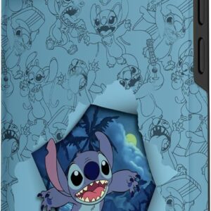 Custodia per iPhone 15 Disney Lilo & Stitch Tropical Breakout con angelo
