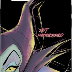 Custodia per iPhone 15 Disney Villains Malefica non impressionato Halloween