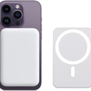 Power Bank Magnetico PD15W 5000mAh Caricabatterie Portatile Wireless, con Cavo USB C, Power Bank Wireless, Compatibile con Apple iPhone 16 15 14 13 12/ Pro Max/Pro/Plus, Ricarica Magnetica
