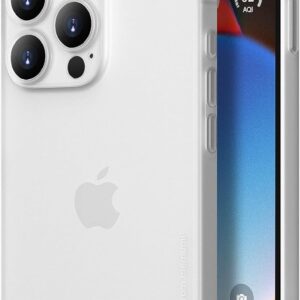 memumi Ultra Sottile Custodia per iPhone 15 Pro, 0.3mm Super Light Matte Hard Cover Posteriore per iPhone 15 Pro Sottile, Cassa del Telefono Minimalista Progettato