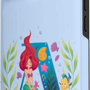 Custodia per iPhone 15 Disney Princess Alfabeto Monogramma Sirena Lettera A per Ariel