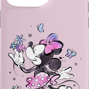 Custodia per iPhone 15 Pro Max Disney Mom Minnie & Flowers Family Trip Mother’s Day Gift