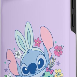 Custodia per iPhone 15 Disney Lilo & Stitch Cute Easter Bunny Stitch and Scrump