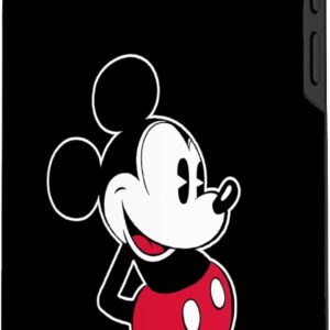 Custodia per iPhone 15 Plus Disney Mickey Mouse Classic Pose Nero