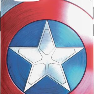 Custodia per iPhone 15 Il Falcon e il Winter Soldier Capitan America Shield