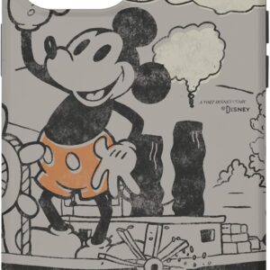 Custodia per iPhone 15 Pro Max Disney 100 Topolino Steamboat Willie Sound Cartoon D100