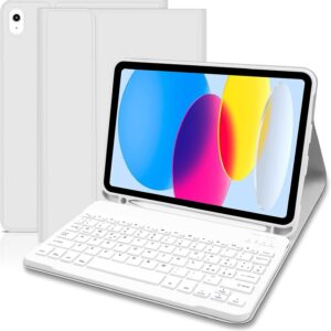 Hofsos Cover IPad A16 11/10 Generazione con Tastiera (11/10.9 Pollici, 2025/2022) – Italiano QWERTY Magnetico Rimovibile Bluetooth Tastiera, Custodia con Supporto Pencil per Ipad 11/10 Gen, Grigio