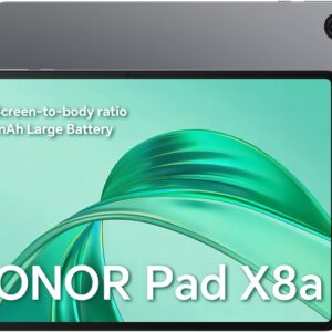 HONOR Pad X8a – Tablet Wi-Fi 11 pollici, 4 GB+128 GB, schermo 90 Hz FullView, batteria 8300 mAh, 4 altoparlanti, metallo Body, Android 14, Space Grey