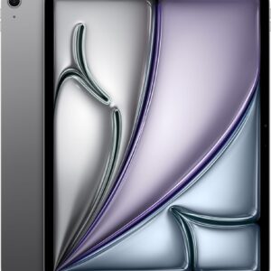 Apple iPad Air 13” con chip M3: Apple Intelligence, 128 GB, fotocamera frontale e posteriore da 12MP, Wi-Fi 6E, Touch ID, un giorno intero di batteria — Grigio siderale