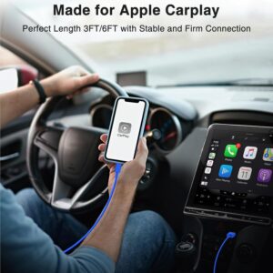 Cavo USB Type-C Ricarica Rapida [2Pezzi/1M+2M] Cavo iPhone 16 15 Pro Max Qriginale Apple USBC,Cavo USB A a USB C,Cavo Tipo C per iPhone 16 15 Pro Max Plus/iPad Pro/Air,Samsung Galaxy S24/S23/S22-Blu