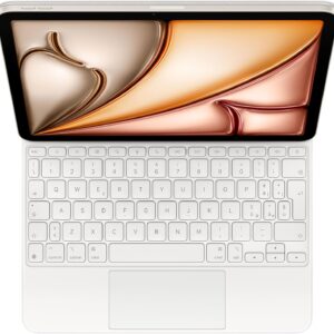 Apple Magic Keyboard per iPad Air 11” (M3) e iPad Air 11” (M2), comodissima per scrivere e con trackpad integrato, Italiano – Bianco
