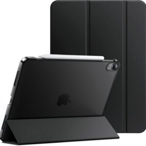 JETech Custodia per iPad Air 11 Pollici M3/M2 (2025/2024), iPad Air 5 (10,9-Pollici, Modello 2022, 5a Generazione), Cover con Auto Svegliati/Sonno (Nero)