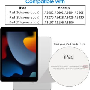 JETech Pellicola Protettiva per iPad 9/8/7 (10,2 Pollici, Modello 2021/2020/2019, 9/8/7 Generazione), Vetro Temperato, Pacco da 1