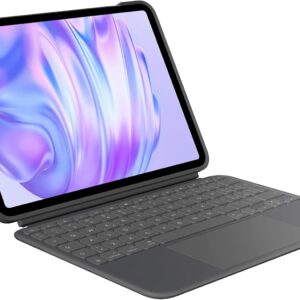 Logitech Combo Touch per iPad Pro da 11 pollici (M4)(2024) Custodia con tastiera – Tastiera staccabile retroilluminata con supporto, digitazione comoda, modalità multiuso, Layout ITA QWERTY – Grafite