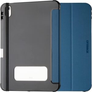 Cover OtterBox React Folio Case per iPad 10.ª gen 2022, 11.ª gen 2025 (A16), antishock e cadute, ultra sottile, custodia Folio protettiva, testata a norme MIL-STD 810G, Blu