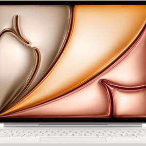 Apple Magic Keyboard per iPad Air 13” (M3) e iPad Air 13” (M2), comodissima per scrivere e con trackpad integrato, Italiano – Bianco