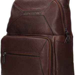 PIQUADRO, Computer and iPad© backpack with pockets for Air, TESTA DI MORO