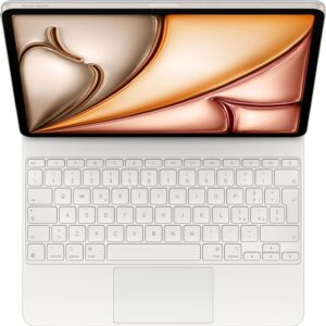 Apple Magic Keyboard per iPad Air 13” (M3) e iPad Air 13” (M2), comodissima per scrivere e con trackpad integrato, Italiano – Bianco