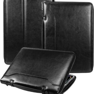 E NET-CASE Custodia per iPad Air 13 Pollici (M3 2025/M2 2024)/ iPad Pro 12,9 (2022/2021), Custodia protettiva tipo cartella (marrone)