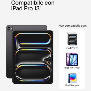 Belkin ScreenForce TemperedGlass Proteggi schermo per iPad Pro 13”, vetro temprato con durezza di 9H, spessore di 0,33 mm, antigraffio, installazione facile, compatibile con custodie e Apple Pencil