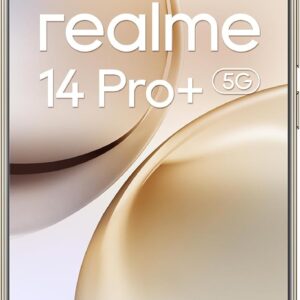realme 14 Pro+ Smartphone 5G, bianco, fotocamera Sony OIS Periscopica 3X, design che cambia colore sensibile al freddo,batteria 5260 mAh,18GB(8+10expansione)+256GB,IP69,Nessun adattatore