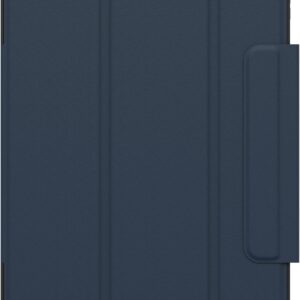 OtterBox Symmetry Folio Custodia per iPad Air 13 pollici (2024 M2, 2025 M3), antishock e cadute, custodia Folio protettiva sottile, testata a norme MIL-STD 810G, Blue, Senza Retail Package