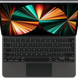 Apple Magic Keyboard (per iPad Pro 12,9-pollici 3-6 Gen, iPad Air 13-pollici M2, M3) (QWERTY Inglese) Nero (Ricondizionato)