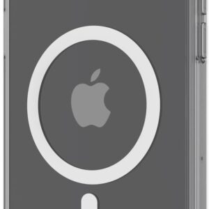 Belkin Custodia Per Iphone 14 Plus Compatibile Con La Ricarica Wireless Magsafe, Cover Magnetica Per Iphone 14 Con Magneti Integrati E Bordi Rialzati Per La Protezione Della Fotocamera, Trasparente