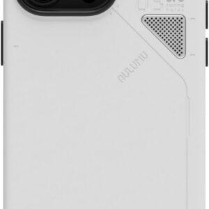 Aulumu A05 Pelle Vegan per iPhone 14 Pro Max Cover Magnetica [Finestra di Raffreddamento Unica] – Compatibile con Magsafe [Metallo Individual Pulsanti] Antiurto Anti-Graffio Custodia, Bianco