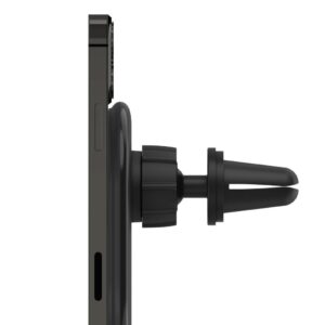 Belkin BoostCharge Supporto da auto magnetico per telefono, compatibile con MagSafe, iPhone 14/14 Plus, 13, 12, Pro, Max, mini, e altri (cavo e caricabatteria wireless inclusi)