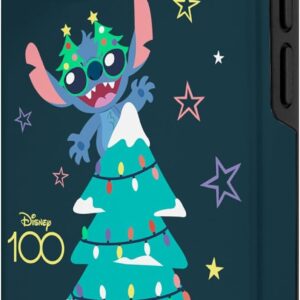 Custodia per iPhone 14 Pro Disney 100 Lilo & Stitch Natale Buon Natale!