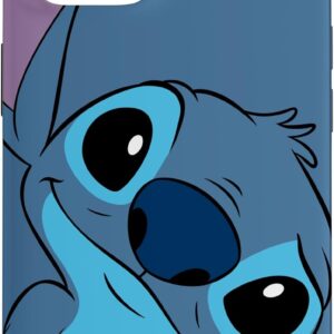 Disney Lilo and Stitch – Cucitura a punto carino, colore: grigio ard Custodia per iPhone 14
