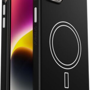 Cover per iPhone 14 Plus OtterBox Slim con MagSafe, resistente a shock e cadute; cover ultrasottile, protettiva, leggera, testata a norme anti caduta MIL-STD 810G, SNOWFALL