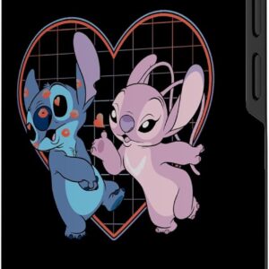 Disney Lilo e Stitch Angelo Cuore Baci Custodia per iPhone 14