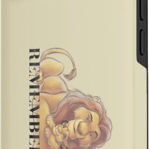 Disney 100 Anniversario Il Re Leone D100 Citazione Remember Custodia per iPhone 14