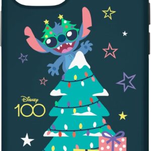 Custodia per iPhone 14 Pro Disney 100 Lilo & Stitch Natale Buon Natale!