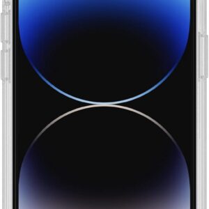 OtterBox Bundle per iPhone 14 PRO Cover Symmetry Clear Testata 3X vs Le Norme Anti Caduta Mil-Std 810G + Protezione Schermo Vetro Alpha con 3X Tecnologia Anti Graffio