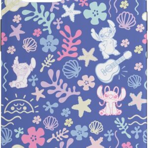 Disney Stitch & Angel Fluffy Summer Ocean Vibes Pattern Custodia per iPhone 14