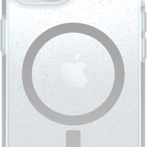 Cover per iPhone 16e, 15, 14, 13 OtterBox Sleek Series MagSafe, resistente a shock e cadute fino, cover ultrasottile, testata a norme MIL-STD 810G, Stardust/Trasparente, Senza Retail Package