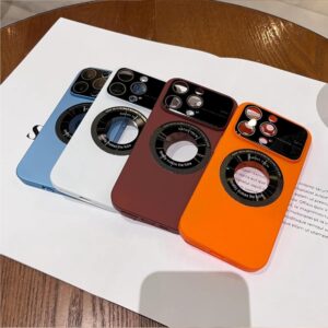 TEidea Cover iPhone 14 Ultra Slim Matte iPhone 15 Case per iPhone 11 12 13 14 15 PRO Max – Protector Lens