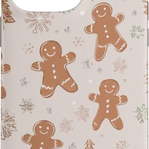 Motivo natalizio con omino di pan di zenzero rosa Custodia per iPhone 14 Pro Max