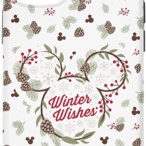 Custodia per iPhone 14 Disney Mickey Mouse Auguri invernali