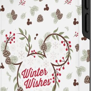 Custodia per iPhone 14 Disney Mickey Mouse Auguri invernali