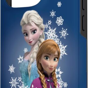 Disney Frozen Anna ed Elsa Sorelle e fiocchi di neve Custodia per iPhone 14 Pro
