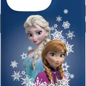 Disney Frozen Anna ed Elsa Sorelle e fiocchi di neve Custodia per iPhone 14 Pro