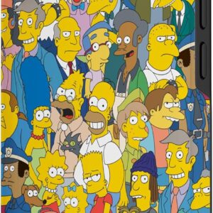 Stampa dei personaggi di The Simpsons Springfield Custodia per iPhone 14