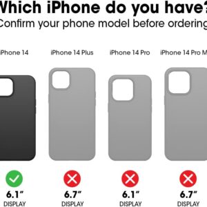 OtterBox Cover per iPhone 14/iPhone 13 Defender, resistente a shock e cadute, cover ultra robusta, testata 4x vs norme MIL-STD 810G, Nero, Senza Retail Package