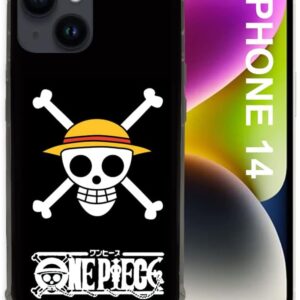 Cover per Iphone 14 (6.1) Manga One Piece Testa di Morte