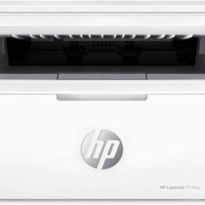 HP LaserJet M140w 7MD72F, Stampante Multifunzione Laser A4, Monocromatica, Stampa Fronte e Retro Manuale in Bianco e Nero, 20 ppm, Wi-Fi, Smart, Bianca
