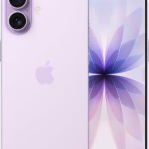 Apple iPhone 17 512 GB: display 6,3″ con ProMotion, chip A19, fotocamera frontale Center Stage per selfie di gruppo più facili, più resistenza ai graffi, un giorno intero di batteria; Lavanda